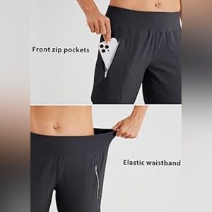 Athleta Women's Black Joggers with Elastic Waistband